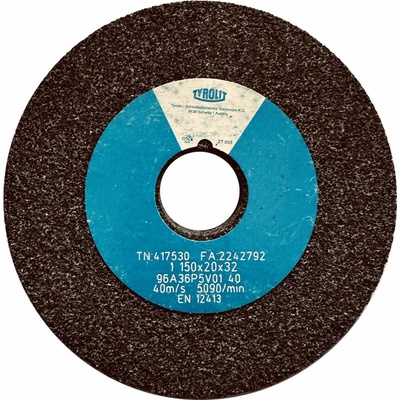 Tyrolit 96A36P5V40 Brúsny kotúč 150 x 20 x 32 mm 36 T417530