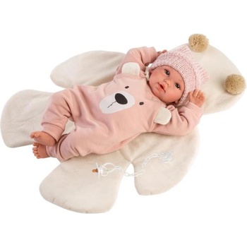 Llorens 63644 NEW BORN - реалистична кукла бебе със звуци и меко текстилно тяло - 36