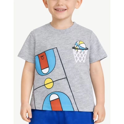 Chicco Boys Tee Light Grey Printed