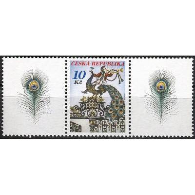 Česká pošta (2008) č. 544 ** K (5) - Česká republika - Brána s pávem