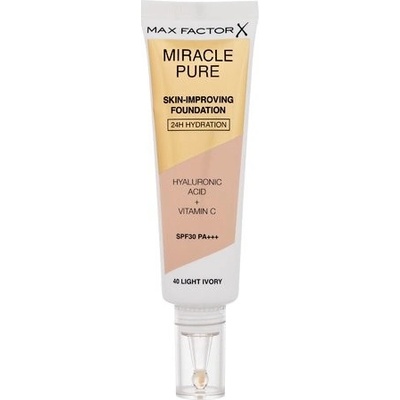 Max Factor Miracle Pure Skin dlhotrvajúci make-up SPF30 84 Soft Toffee 30 ml