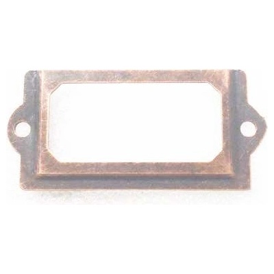 Jmenovka na dveře 70 x 33 mm - Bronzová