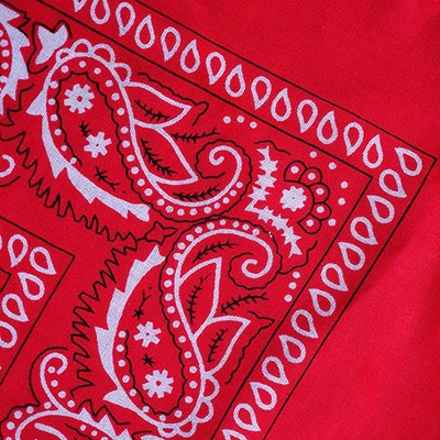 bavlněný šátek vzor Paisley červená – Zbozi.Blesk.cz