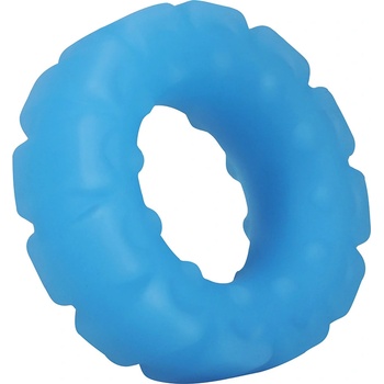 Image 1 of Doc Johnson Rock Solid The Tire Cockring Glow Blue