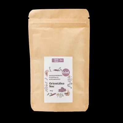 Kvitok Magická pěna do koupele v prášku Orientální noc 60 g – Zboží Dáma