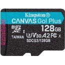 Image 1 of Kingston microSDXC Canvas Go Plus 128GB C10/UHS-I/U3/A2 SDCG3/128GB