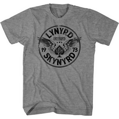 Lynyrd Skynyrd tričko Freebird '73 Wings šedé