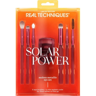 Real Techniques Solar Power Molten Metallic Eye Set štětec dárková sada