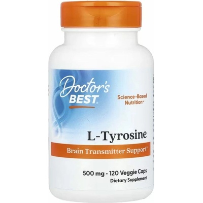 Doctor’s best best l-tyrozín 500 mg 120 vegetariánskych kapsúl