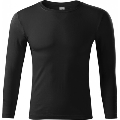 MALFINI Piccolio progress ls p75 / Тениска унисекс, дълъг ръкав - черна l (p750115)