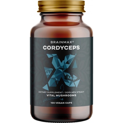 BrainMax Cordyceps 500 mg 100 rostlinných kapslí