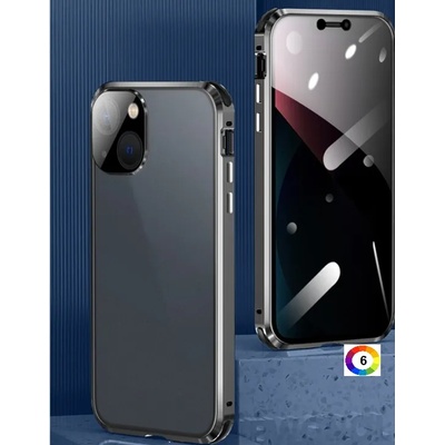 Apple iPhone 13 Удароустойчив Калъф Metal Frame с Магнит 360 Градуса Защита и Протектор