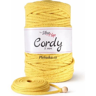 Cordy 5 mm citronová