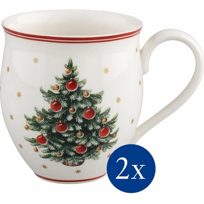 Villeroy & Boch Toy´s Delight sada 2 hrnčekov vianočný stromček 340 ml