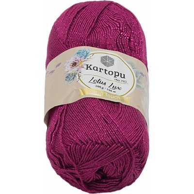 Bellatex Příze LOTUS LUX 100g / 340 m fialová