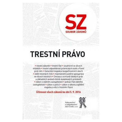 Soubor zákonů. Trestní právo