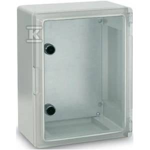 Incobex Housing with transparent doors SWD 500x350x195mm IP65 with mounting plate ICW-355019-P
