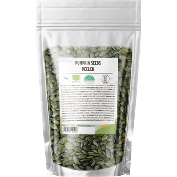 BrainMax Pure Pure® Pumpkin Seeds Peeled, органични тиквени семки, 250g