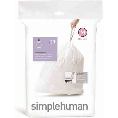 Simplehuman sáčky do koše 45L typ M zatahovací 20ks v balení