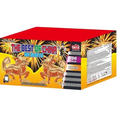 Ohňostroj Baterie výmetlic THE BEST OF CHINA 96 ran 2 1 multikalibr Čína BAT9635F