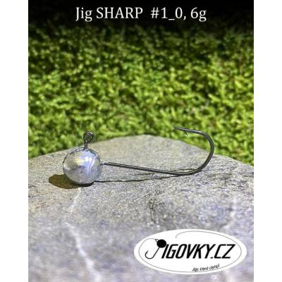 Jigovky.cz Jigové hlavičky Sharp vel.1 6g 5 ks