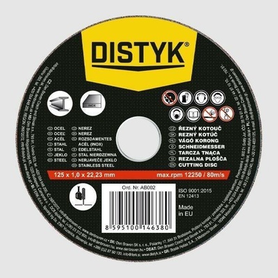 Den Braven Řezný kotouč A60T 125 × 1,0 x 22,23 mm T41 AB002 – Zboží Dáma