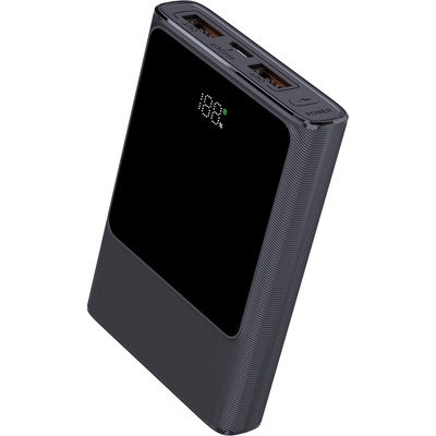 Diva Преносима външна батерия Diva PB-105B, 10000 mAh, Бързо зареждане, Черна (29288)