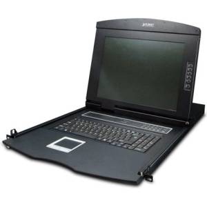 PLANET kvm-210-08m kvm превключвател Монтаж в сървърен шкаф Черен (kvm-210-08m)