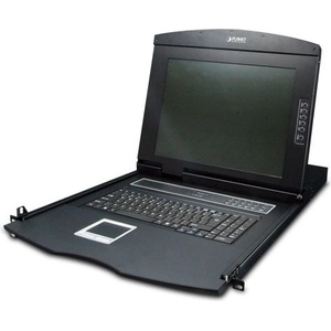 PLANET kvm-210-08m kvm превключвател Монтаж в сървърен шкаф Черен (kvm-210-08m)
