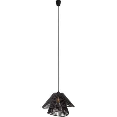 P0580 - Пендел AMALFI 1xE27/15W/230V Ø 45 см черен (MA0089)