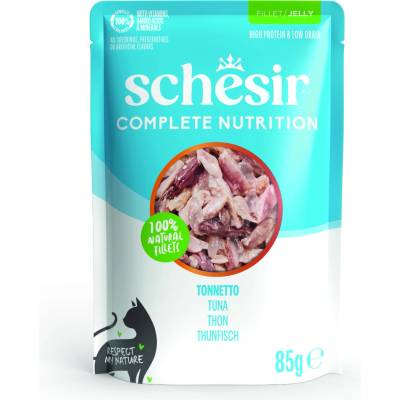 Schesir Cat Compl.Nutrition Tuňák želé 85 g