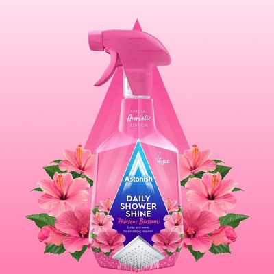 Astonish Блясък за почистване на баня Цвят от хибискус (а-923101)