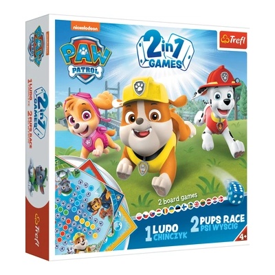 Trefl Trefl: Paw Patrol, Who's Laughing at the End и настолна игра Snakes on the Ladder