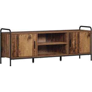 vidaXL ТВ шкаф 133 x 33 x 50 см Старо дърво Инженерна дървесина (8013720)