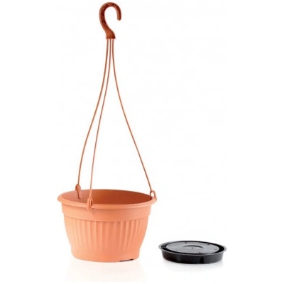 Nohel Garden květináč závěsný TERRA samozavlažovací plastový 26x16 cm