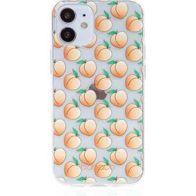 Pouzdro AppleMix BABACO - Apple iPhone 6 Plus / 6S Plus - gumové - čiré - broskvičky;
