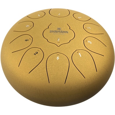 Shamann 10" 11 Notes F Major Golden Tongue Drum (HS11-10GOLDEN)