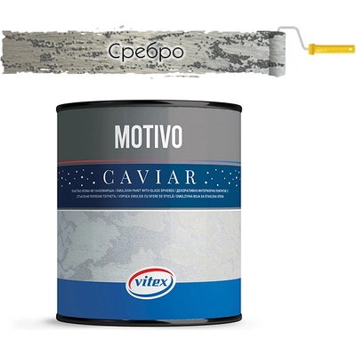 VITEX ДЕКОРАТИВНА МАЗИЛКА vitex motivo caviar titanium 2.715л (2000499)
