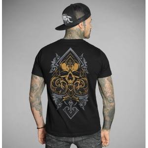 HYRAW мъжка тениска hyraw - ace of skull - f24-m07