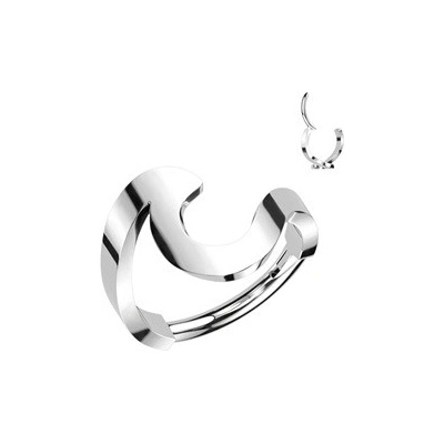 Šperky4U ocelový kruh helix cartilage piercing SG111ST-1210