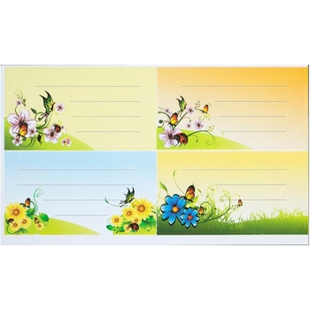 Top Office Самозалепващи се етикети, ученически, цветя, 40 б (1540200320)