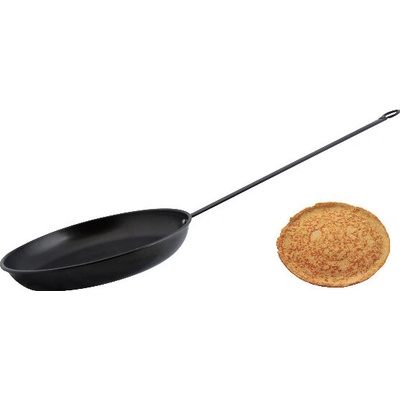 Pánev na palačinky FIRE PANCAKE, 78x27x9cm, ocel, černá|Esschert Design