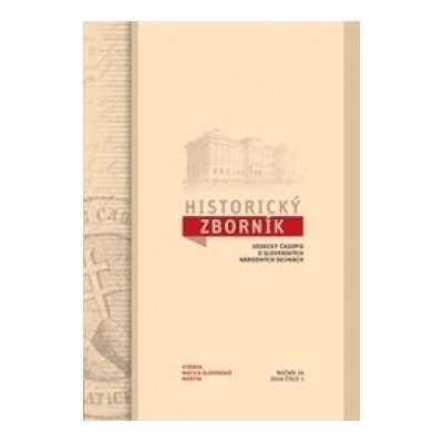 Historický zborník 26, 1/2016
