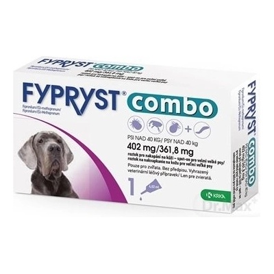 Fypryst Combo spot-on Dog XL nad 40 kg 1 x 4,02 ml