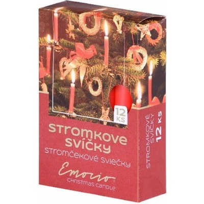 Emocio Stromkové 12ks 12x100 červené