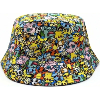 Difuzed dětský letní klobouk Pokémoni motiv Sticker Bomb