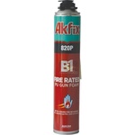 Akfix Пистолетна пожароустойчива полиуретанова пяна akfix 820p b1 750 мл