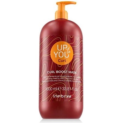 Inebrya Up To You Curl Boost Mask хидратираща маска за къдрава и вълнообразна коса 1000 ml унисекс