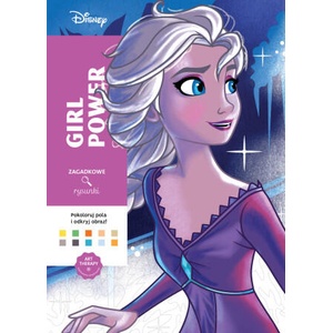 Girl power. Kolorowanka antystresowa Disney. Zagadkowe rysunki | William Bal (2025)