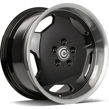Carbonado Retro 9x17 5x112 ET35 black gloss Lip polished